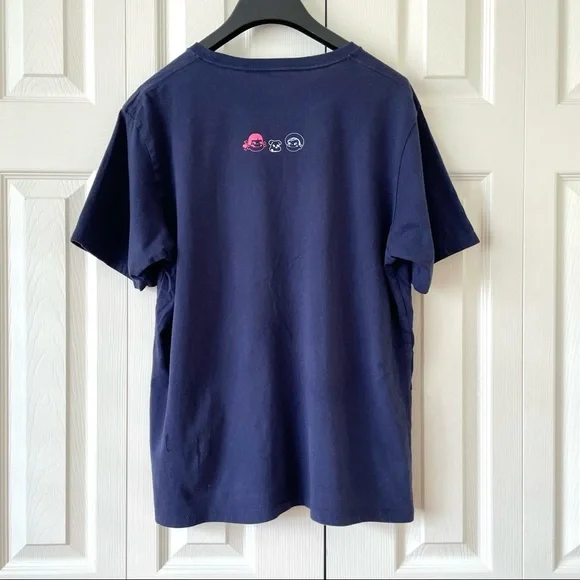 3/$30 Uniqlo Women’s Navy Blue Peko Tee - Picture 4 of 8